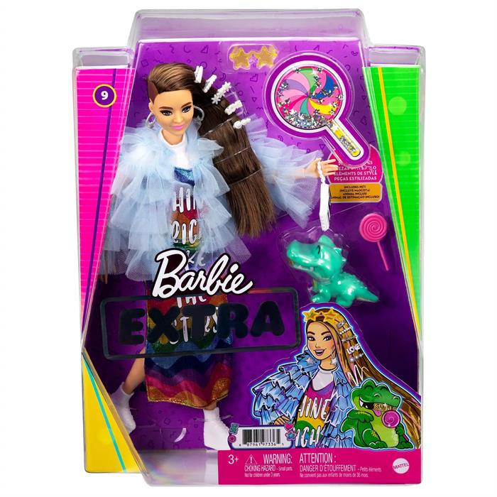 Barbie Extra - Sarı Ceketli Bebek GYJ78