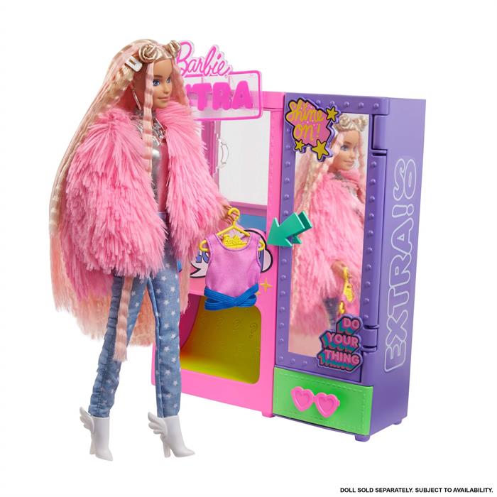 Barbie Extra Kıyafet Otomatı Oyun Seti HFG75