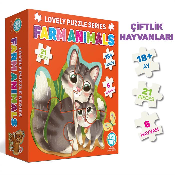 Circle Toys Lovely Puzzle Farm Animals