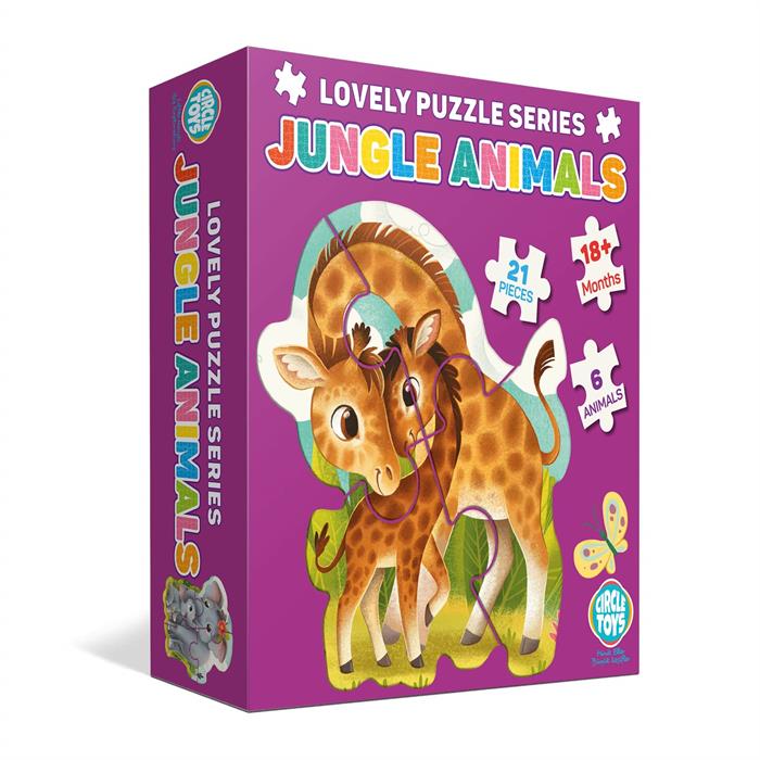 Circle Toys Lovely Puzzle Jungle Animals
