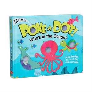 Melissa and Doug Poke-A-Dot İnteraktif Kitap - Who's in The Ocean