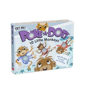 Melissa and Doug Poke-A-Dot İnteraktif Kitap - 10 Little Monkeys