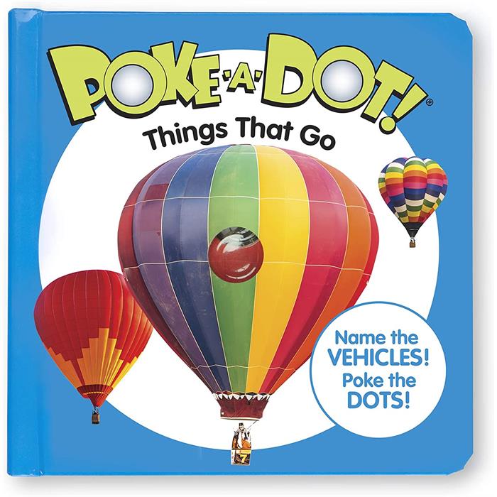 Melissa and Doug Poke-A-Dot İnteraktif Kitap - Things That Go