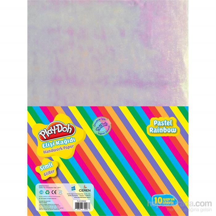 Play-Doh Simli Elişi Kağıdı Zarflı 10 Renk Model 3