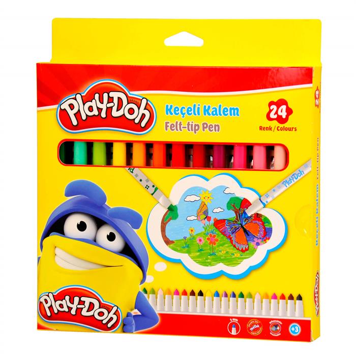 Play-Doh Keçeli Kalem 5mm 24 Renk