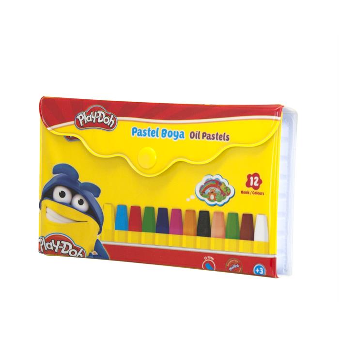 Play-Doh Pastel Boya Çantalı 12 Renk