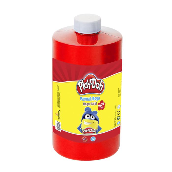 Play-Doh Parmak Boyası 1000ml Kırmızı