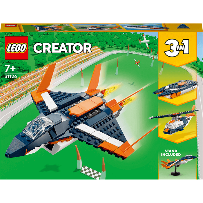 Lego Creator 3’ü 1 Arada Süpersonik Jet 31126