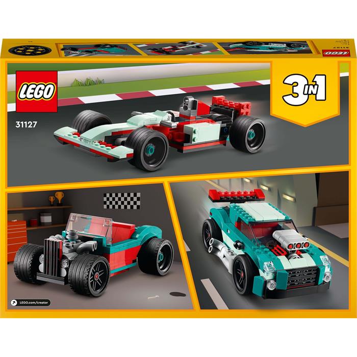 Lego Creator 3’ü 1 Arada Sokak Yarışçısı 31127