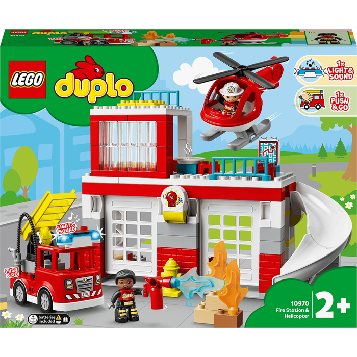 Lego Duplo Kurtarma İtfaiye Merkezi ve Helikopter 10970
