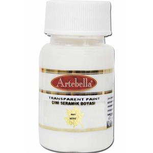 Artebella Transparan Çini Seramik Boyası Beyaz 50ml