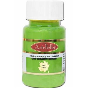Artebella Transparan Çini Seramik Boyası Fıstık Yeşili 50ml