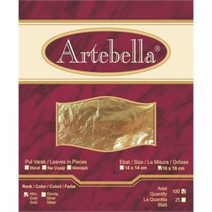 Artebella Metal Varak Altın 16x16cm 100 Adet