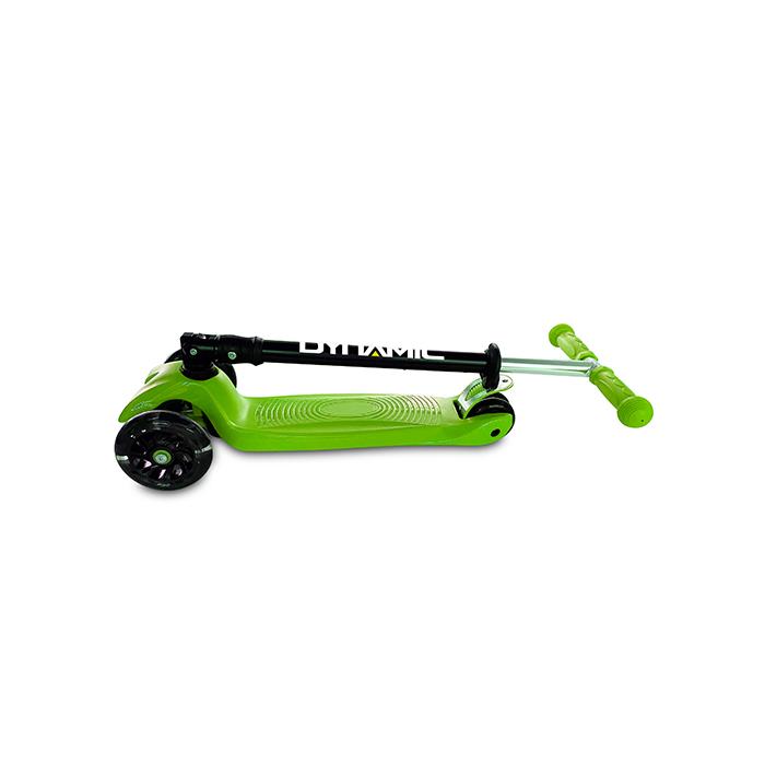 Dynamic Capri 3 Teker Katlanabilir Işıklı Scooter - Yeşil