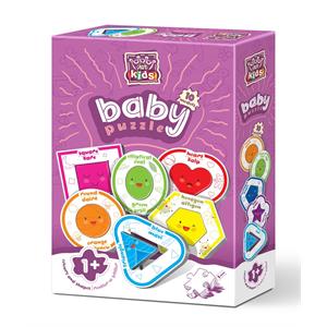 Art Puzzle Baby Şekiller ve Renkler (10 Model 20 Parça)