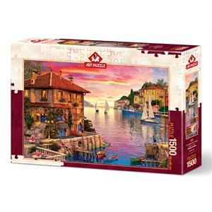 Art Puzzle 1500 Parça Puzzle Akdeniz Limanı