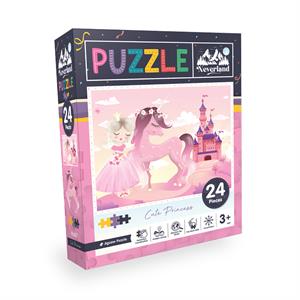 Neverland 24 Pieces Jigsaw Puzzle - Cute Princess (Sevimli Prenses)