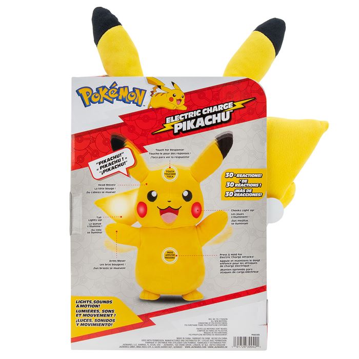 Pokemon Hareketli İnteraktif Pikachu Pelüş 26cm MP49343 | Mucit Panda