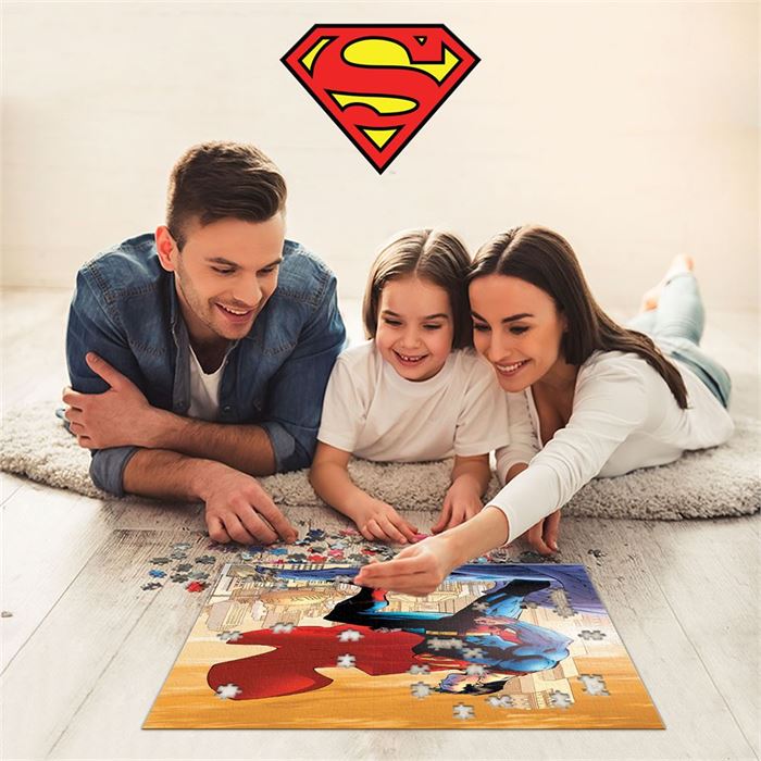 Prime 3D Superman Figür ve 300 Parça Puzzle 35807 MP50362 | Mucit