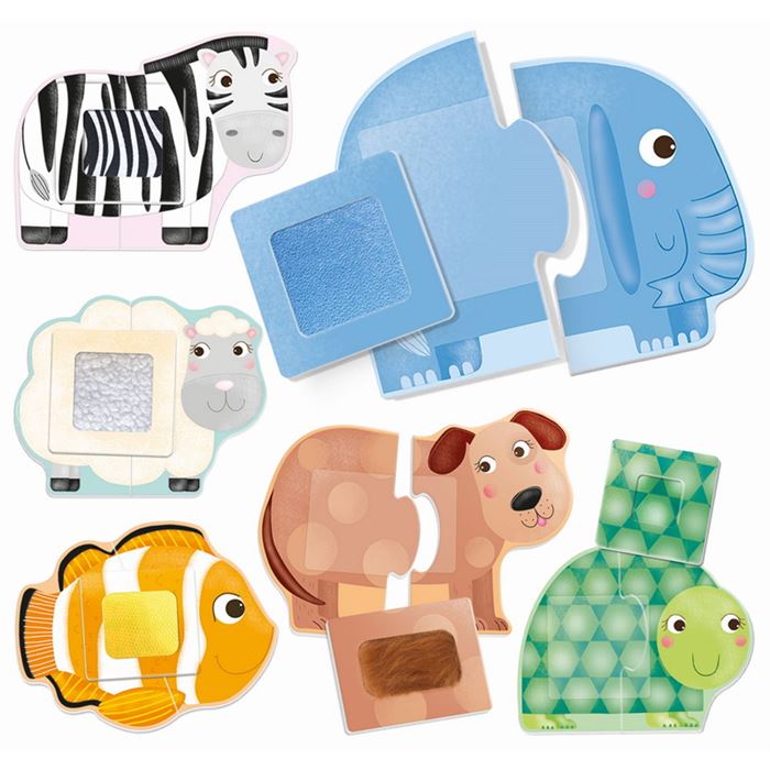 Headu Tactile Animals Montessori (1-4 Yaş) MP51569 | Mucit Panda