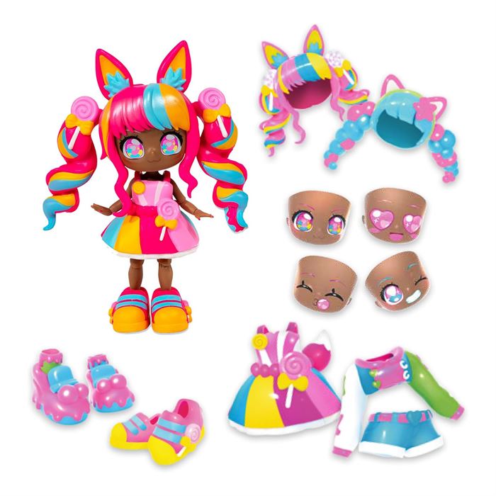 Animakii Bebek ve Aksesuar Seti - Candy ve Bubble Gum MP52905